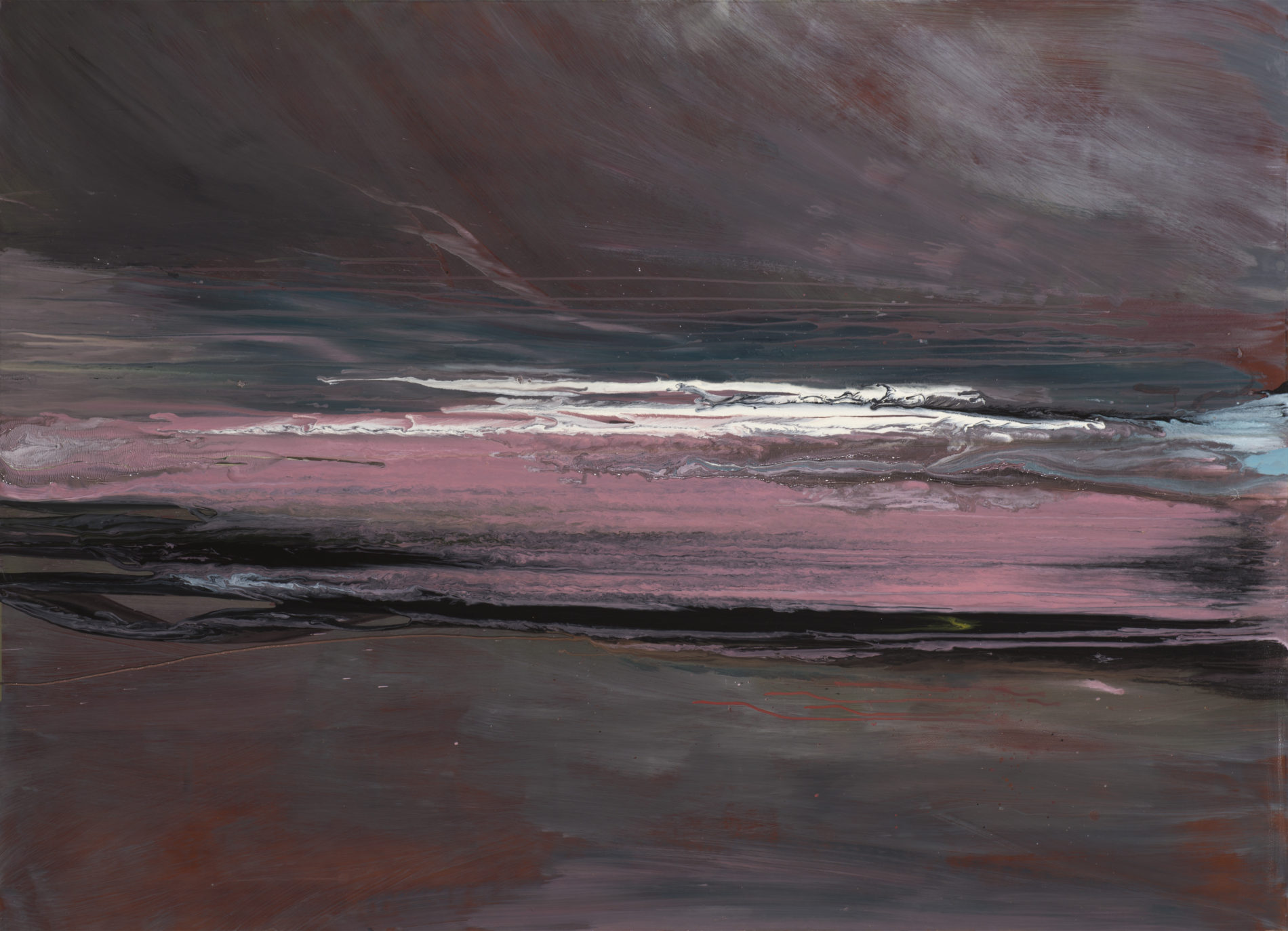 <b>č.XVI SÉRIE "NO LIMITS" </b> <br>syntetická barva, mahagonová deska <br>156x216 cm