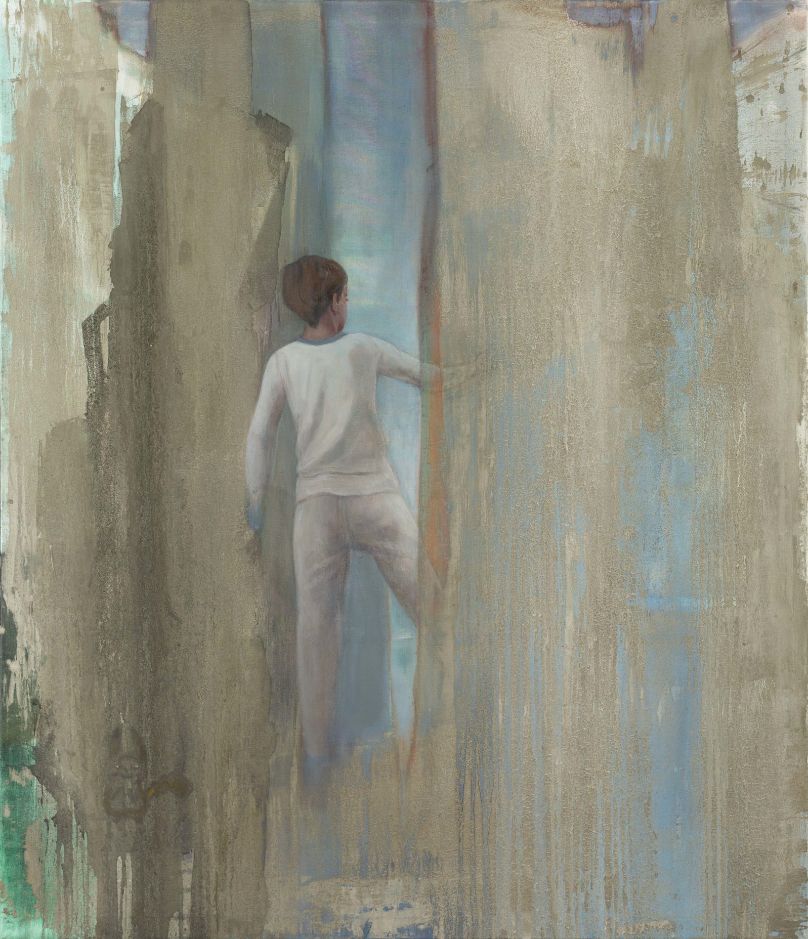 <b>Přání IV.</b><br>syntetika, beton a olej na plátně<br>210x180 cm