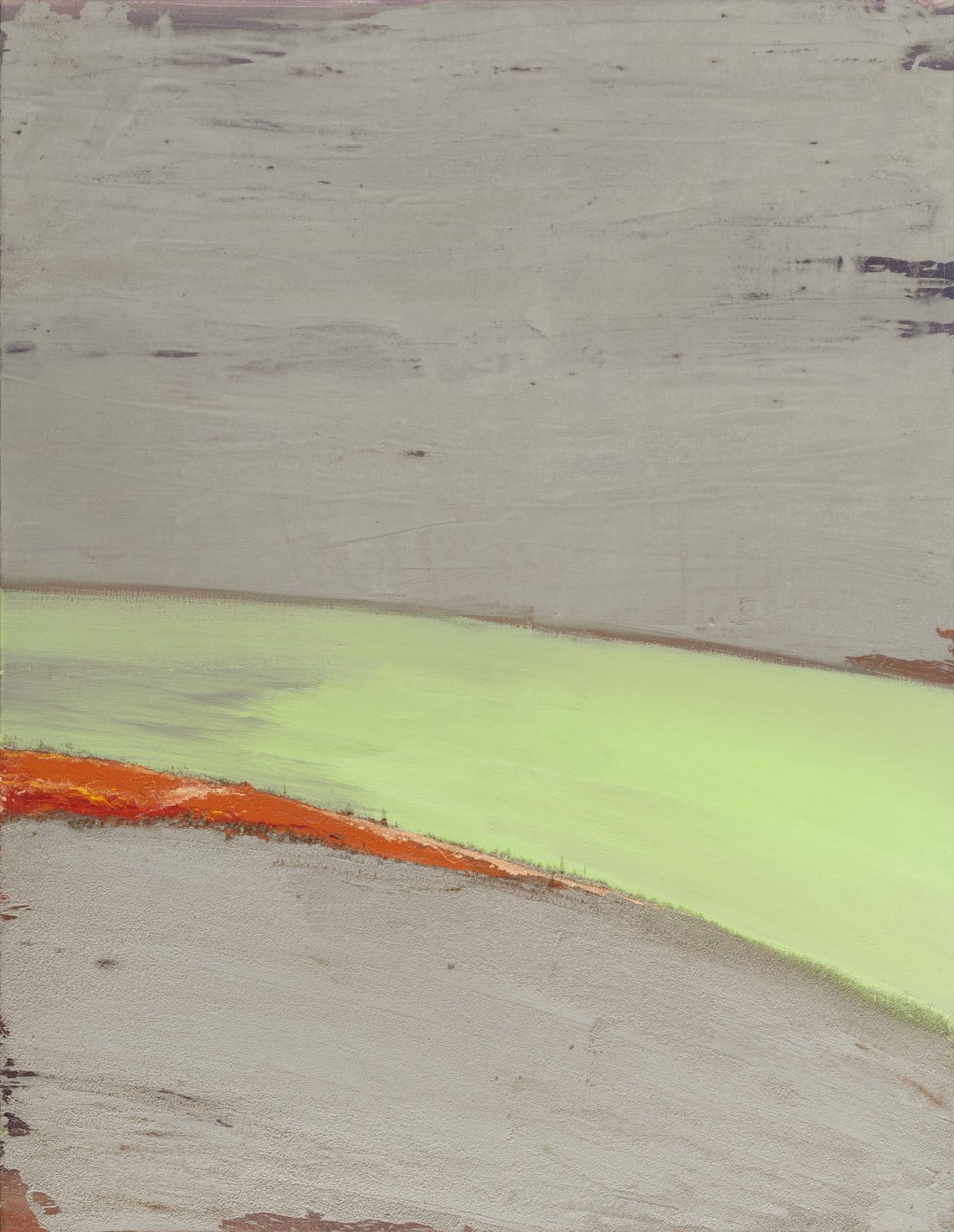 <b>Singles I.</b><br>syntetická barva, beton na plátně<br>220x170 cm