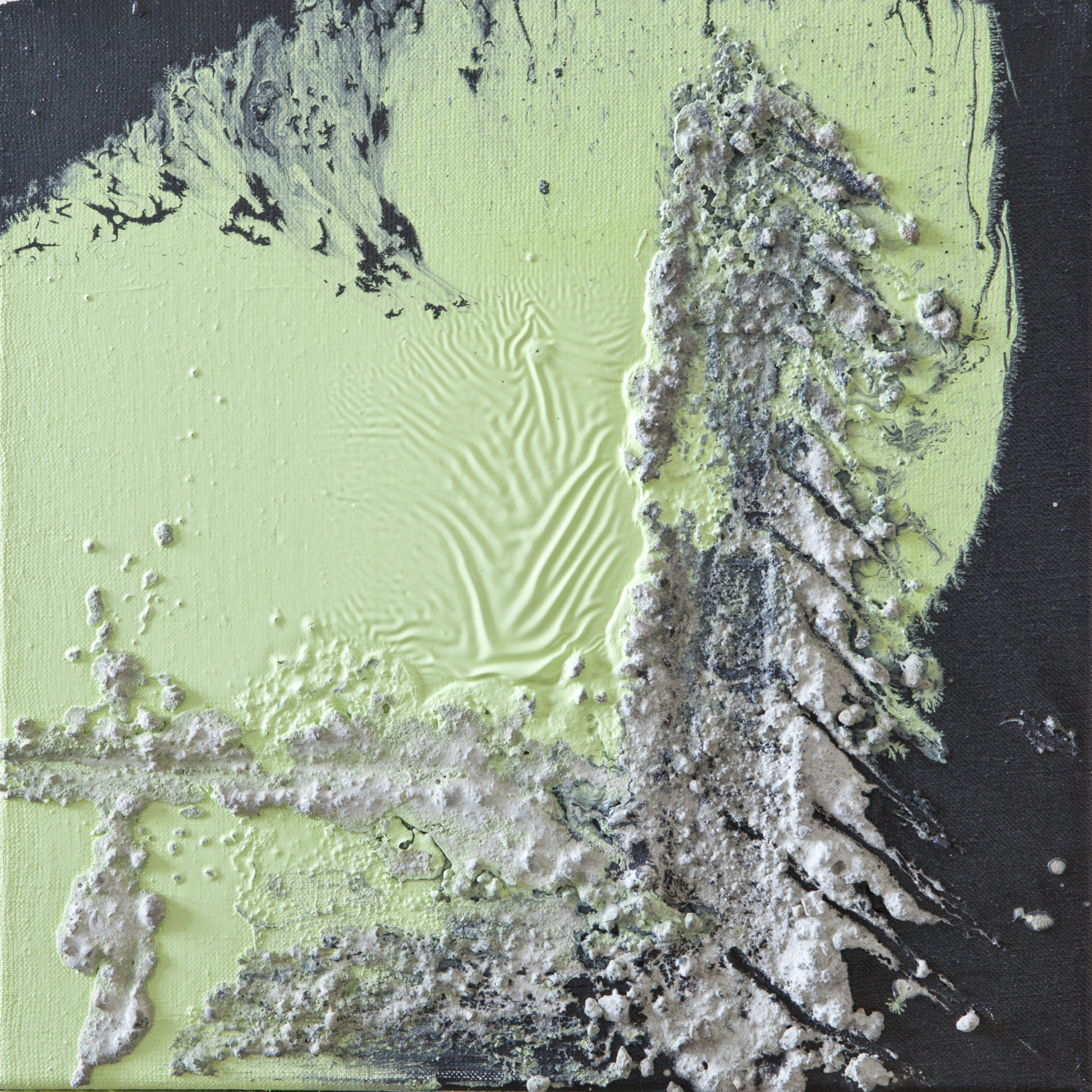 <b>Zátiší I</b><br>syntetická barva, beton<br>40x40 cm