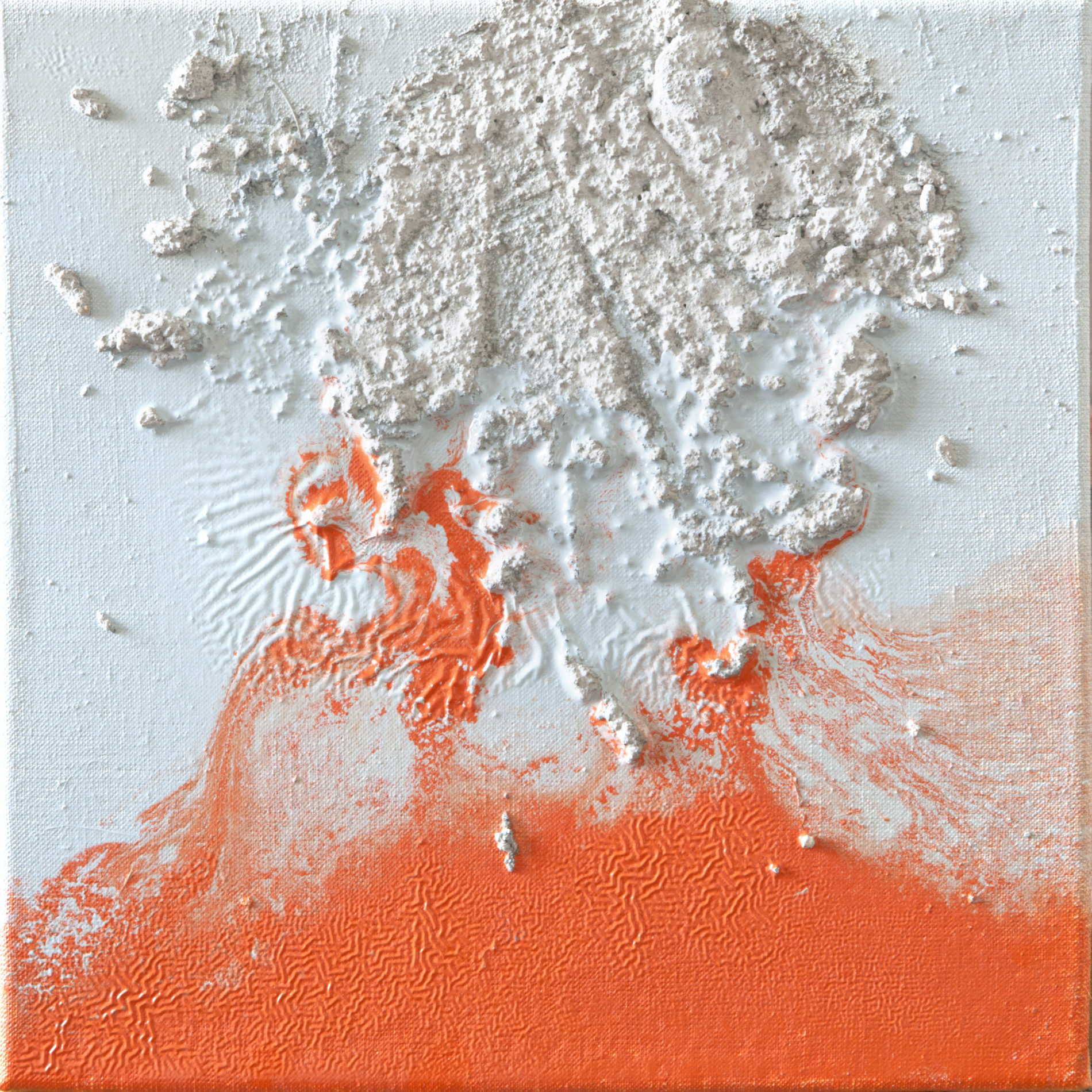 <b>Portrét</b><br>syntetická barva, beton<br>40x40 cm