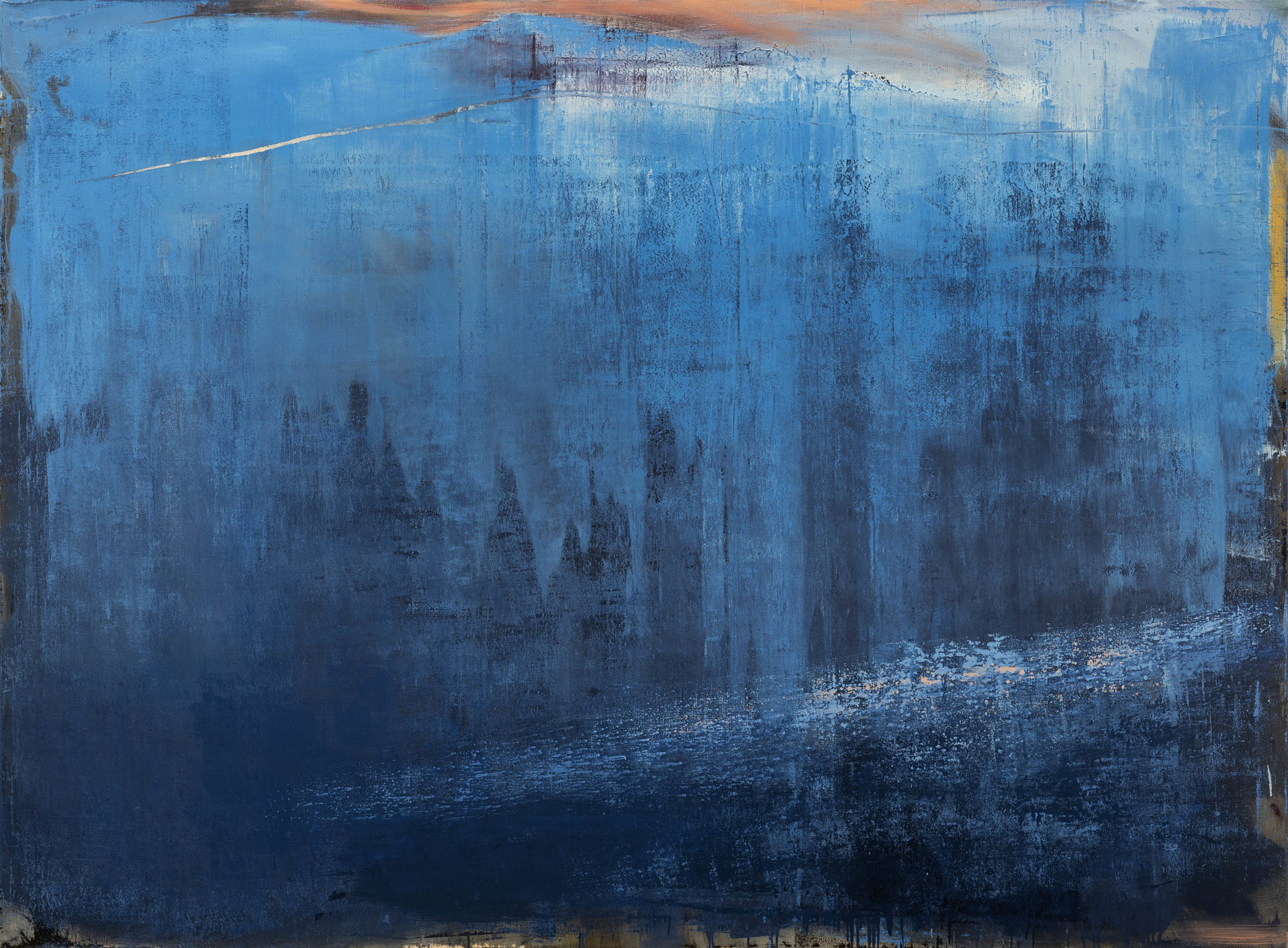 <b>Sedlo</b><br>syntetická barva na plátně<br>212x280 cm