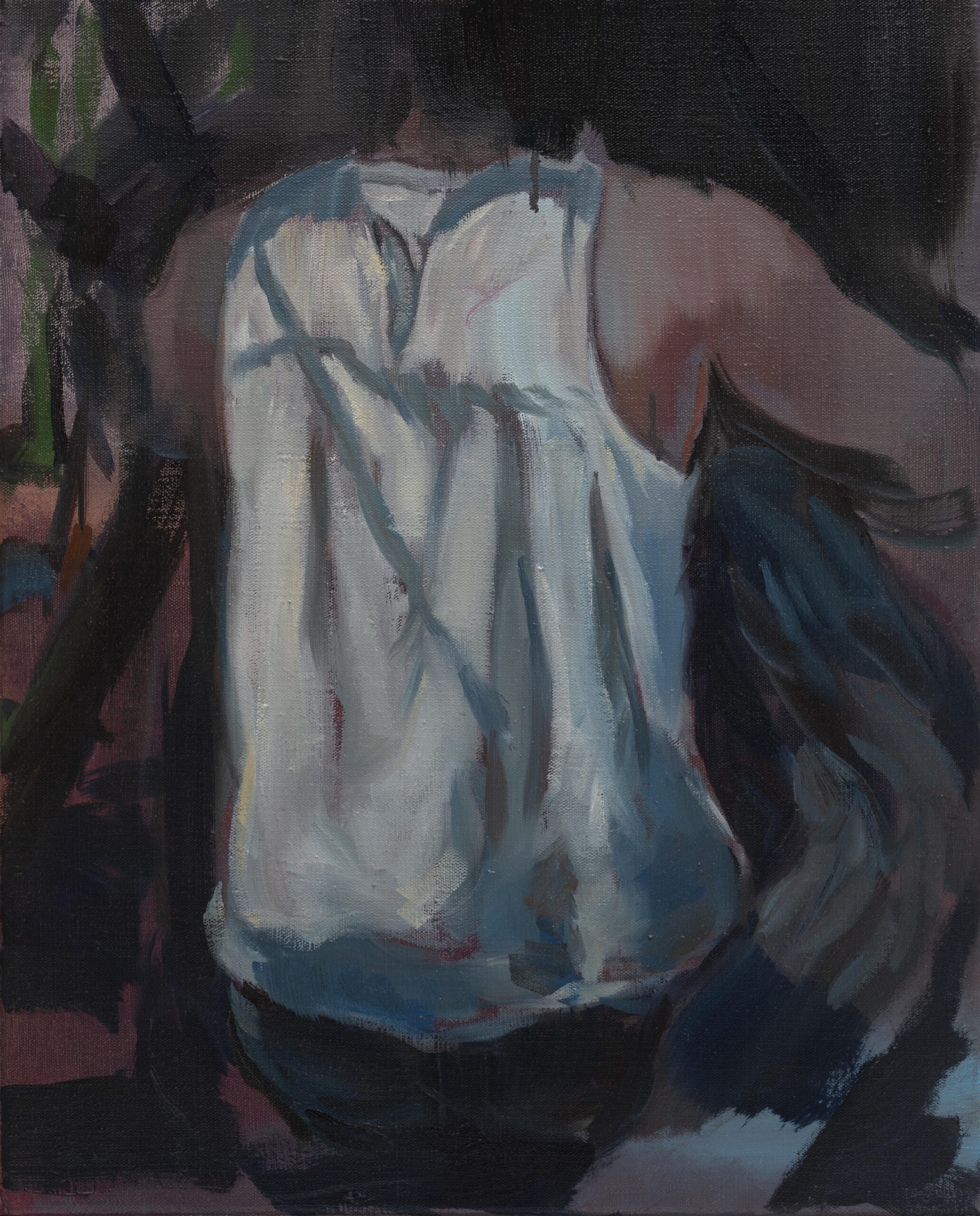 <b>INNERWOOD X.</b> <br>syntetika, olej na plátně <br>50x40 cm